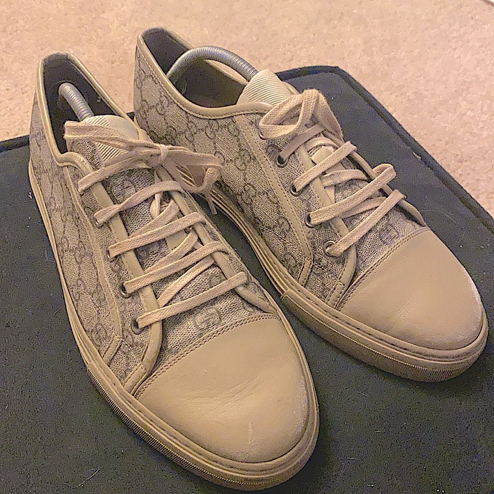Men’s GG Gucci Sneakers Size 12 (W/ box!)